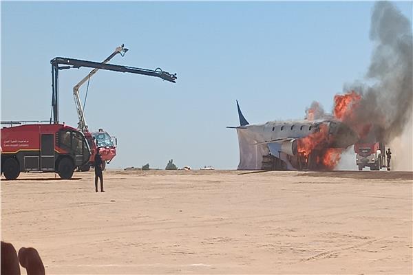 ميناء القاهرة الجوى تكشف الهدف وراء تجربة الطواريء فى حالة وقوع حادث 