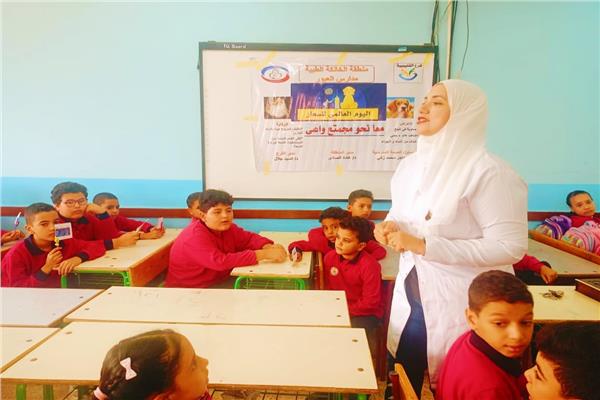مدير تأمين القليوبية تكثيف حملات التوعية الصحية لطلبة المدارس ضمن مبادرة بداية