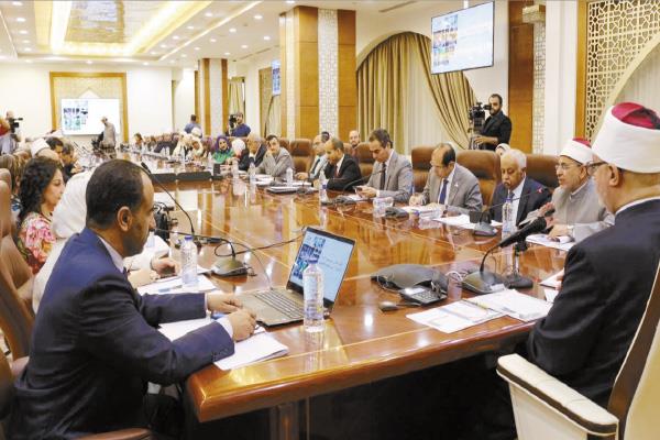 جانب من ورشة عمل على هامش ندوة الفتوى وبناء الإنسان