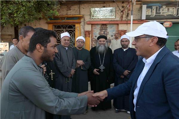 الدكتور مصطفى مدبولي خلال الزيارة