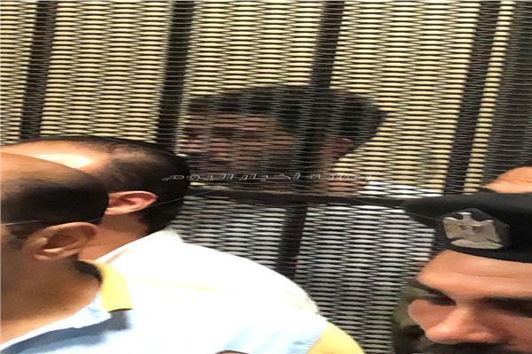  اللاعب أحمد فتوح داخل قفص الاتهام