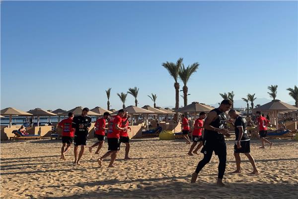 تدريبات منتخب الشاطئية