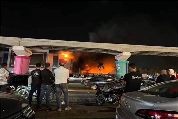 حريق في مول وكافيه بالتجمع الخامس