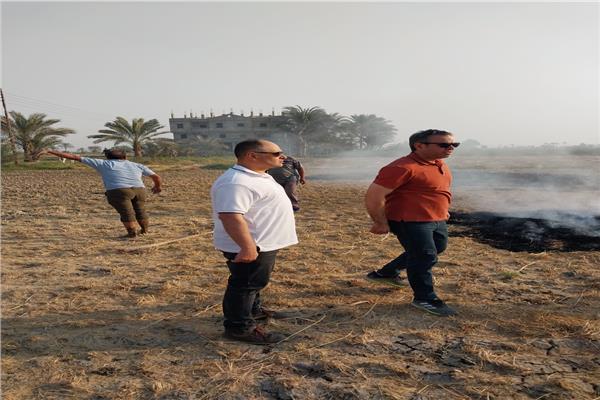 حرق المخلفات الزراعية