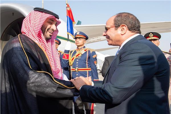 الرئيس عبد الفتاح السيسي وولي العهد السعودي الأمير محمد بن سلمان