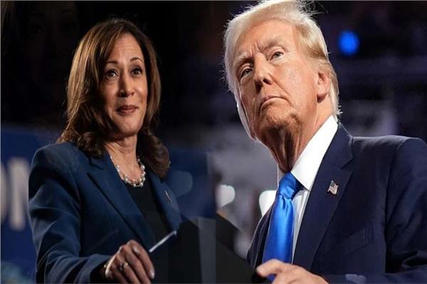 مرشحا انتخابات أمريكا 2024 الجمهوري دونالد ترامب والديمقراطية كامالا هاريس 