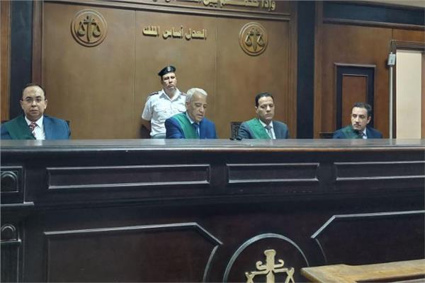 هيئة المحكمة برئاسة المستشار سيد رفاعى حسين