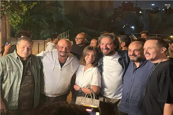نجوم مسلسل برغم القانون بعد انتهاء التصوير