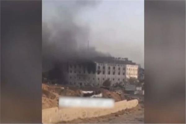 اندلاع النيران في المستشفى الإندونيسي