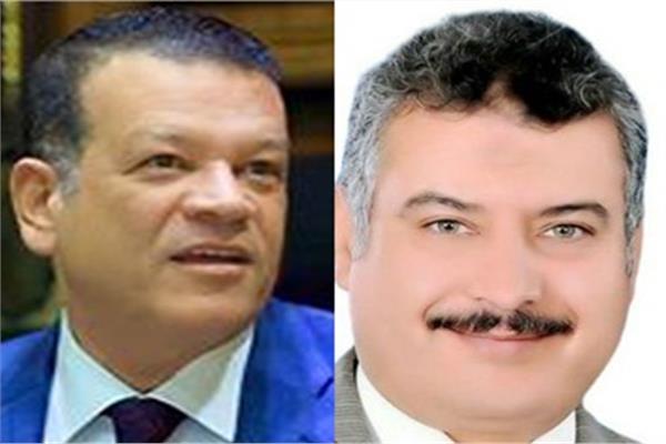 الكاتب الصحفي أيمن الشندويلي والمستشار محمد عثمان