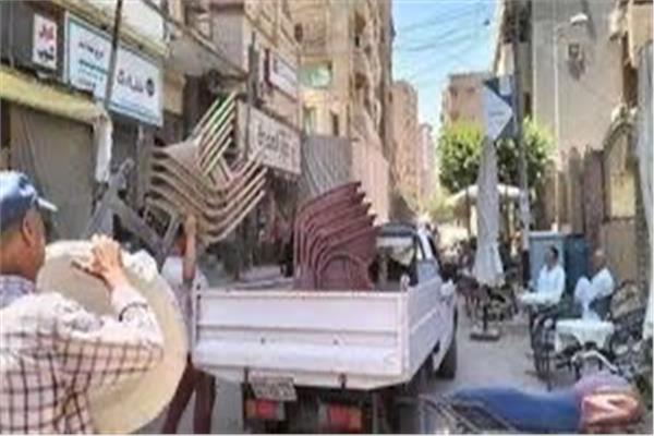 حملات مكثفة لرفع الاشغالات