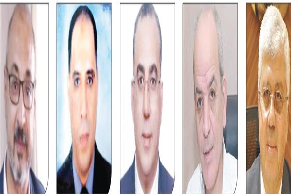  د.أيمن عاشور و سيد عطا و د.سامى ضيف و أبو العينين حسن و هشام الوكيل