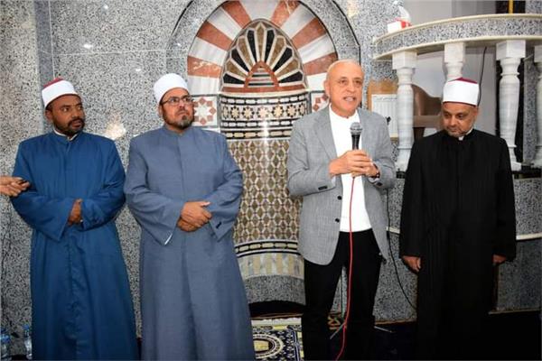 محافظ الأقصر يفتتح مسجد حسب ربه بقرية الحبيل