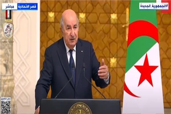 الرئيس الجزائري عبدالمجيد تبون