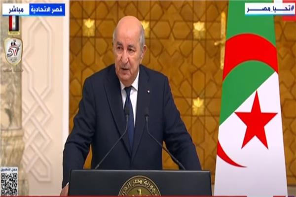 الرئيس الجزائري عبدالمجيد تبون