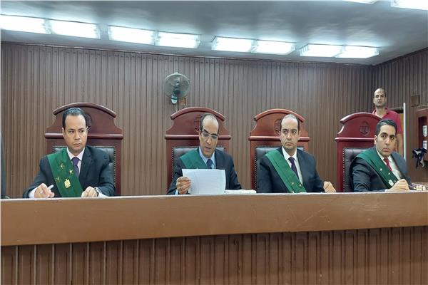 هيئة المحكمة برئاسة المستشار الدكتور رضا أحمد عيد
