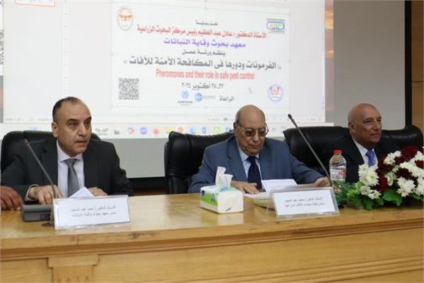 جانب من ورشة عمل لدعم الصحة النباتية باستخدام الفرمونات