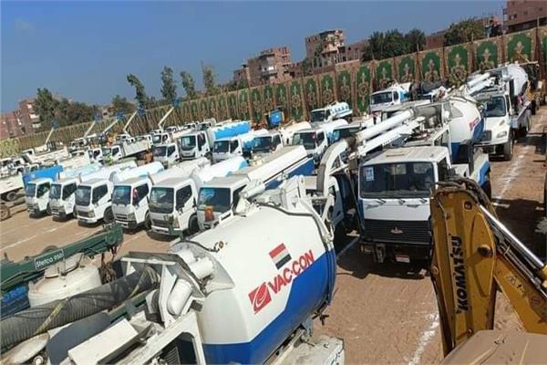 استعدادات محافظة المنوفية لاستقبال موسم الأمطار