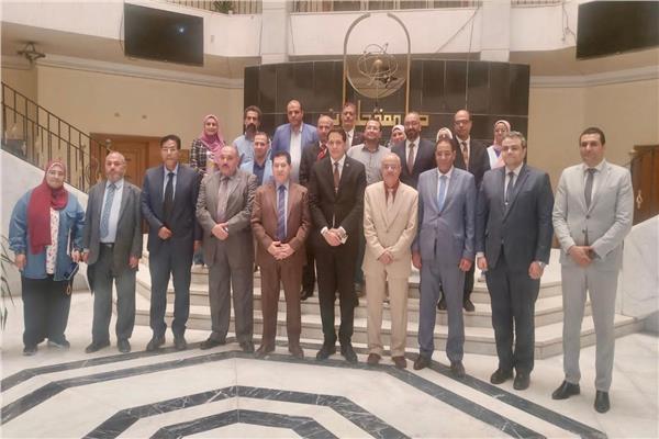 أعضاء إدارة الشئون القانونية بجامعة حلوان