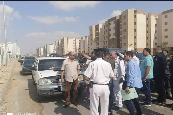 نقطة أمنية شرطية بالحي 14 في العبور