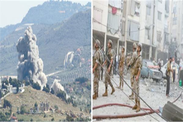 صورة لحجم الدمار في لبنان نتيجة استمرار العدوان الأسرائيلي علي الضاحية والجنوب اللبناني