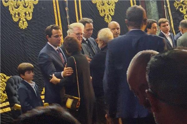 عزاء الفنان الراحل مصطفى فهمي