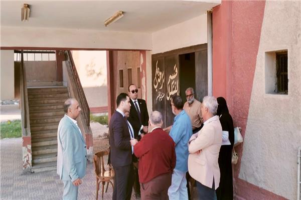 النيابة الإدارية تعاين مدرسة بورسعيد