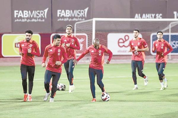 الأهلى يستعد لمواجهة زد فى الدورى