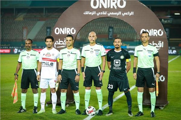 صورة من مباراة الزمالك والبنك الأهلي 