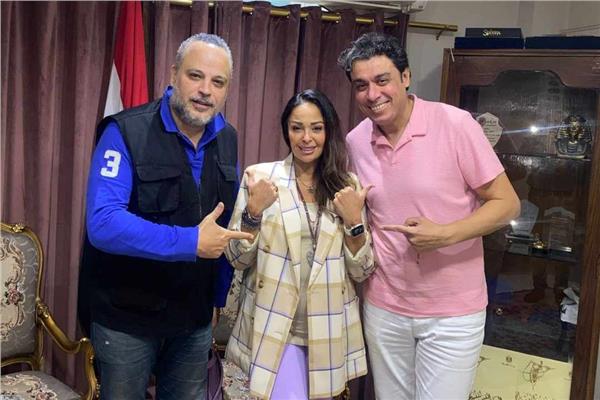 داليا البحيري وتامر عبد المنعم
