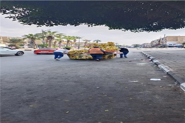 رفع حالات إشغال طريق