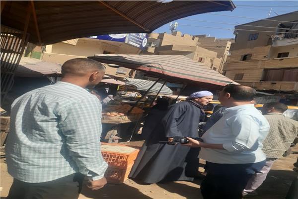 إزالة اشغالات وتعديات الباعة الجائلين