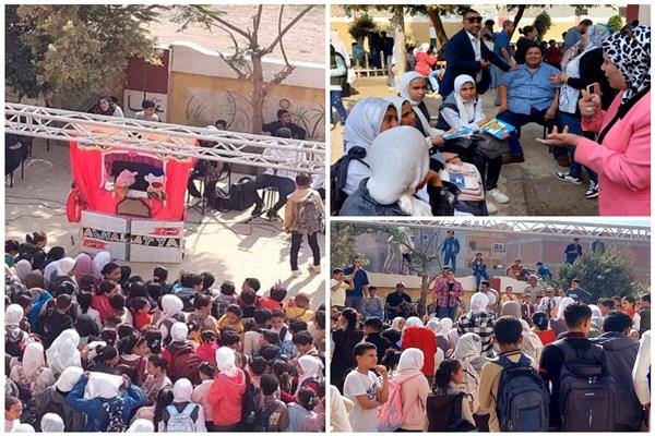 فعاليات الثقافة في أسبوع حياة كريمة بالسنبلاوين
