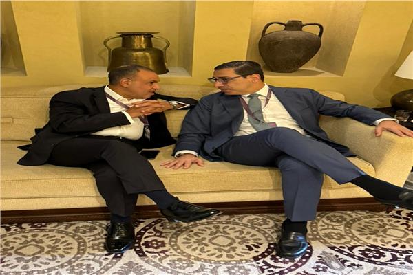 وزير الخارجية ونظيره القبرصي