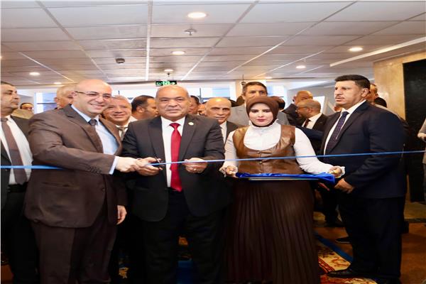 المستشار عبد الراضي صديق رئيس هيئة النيابة الإدارية خلال الافتتاح