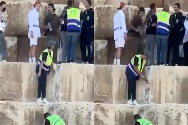 أعمال تكسير هرم خوفو
