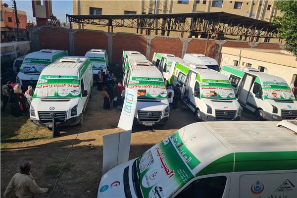 فريق القوافل الطبية العلاجية بمديرية الصحة بالبحيرة 