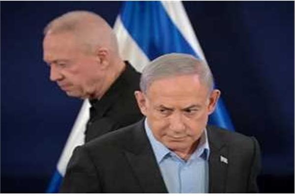 بنيامين نتيناهو ويوآف جالانت