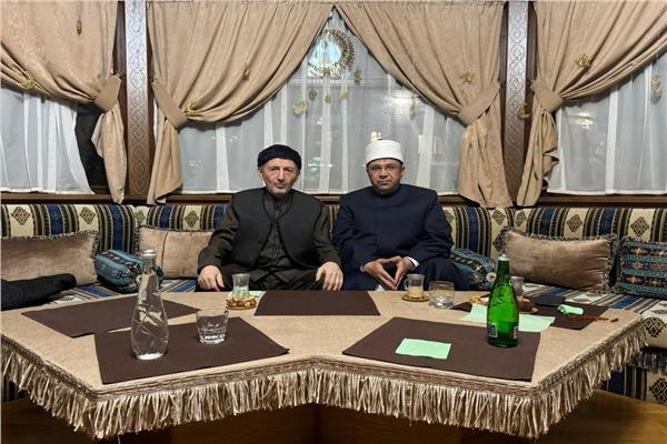مفتي داغستان يستقبل الأمين العام للمجلس الأعلى للشئون الإسلامية لبحث سبل التعاون الديني  