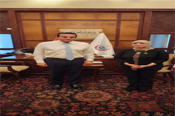 وزير الصحة خلال لقاء نقيب التمريض