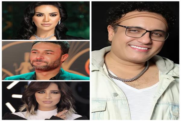 محمد رحيم ورنا سماحة ومحمد العمروسي ومي فاروق