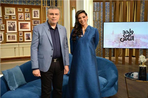 الفنانة نورهان و الإعلامي عمرو الليثي 