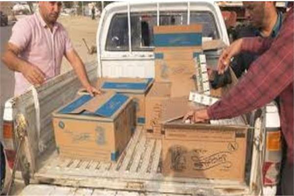 ضبط أكثر من 50 ألف علبة سجائر بدون فواتير 
