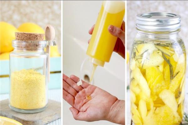 طرق لإعادة استخدام قشور الليمون
