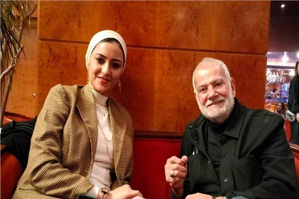 الزميلة دعاء فودة مع ممدوح الأطرش