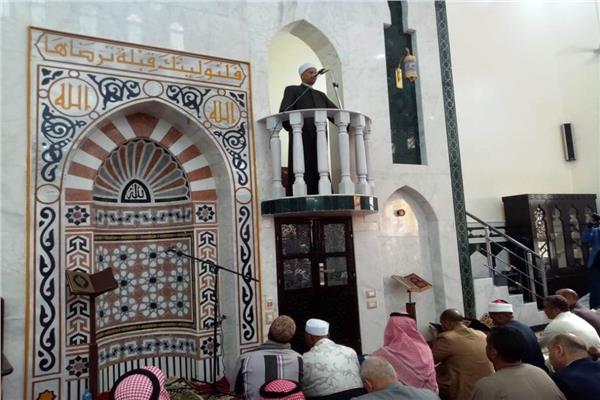محافظ أسوان ينيب السكرتير العام لافتتاح مسجد الشيخ إبراهيم 
