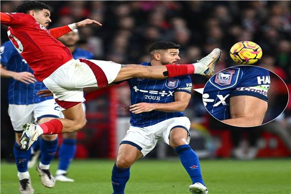 المصري سام مرسي لاعب فريق إبسويتش تاون