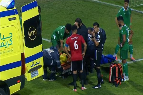إصابة المهدي سليمان حارس الاتحاد السكندري