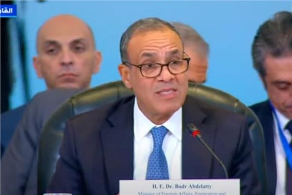 الدكتور بدر عبد العاطي، وزير الخارجية والهجرة