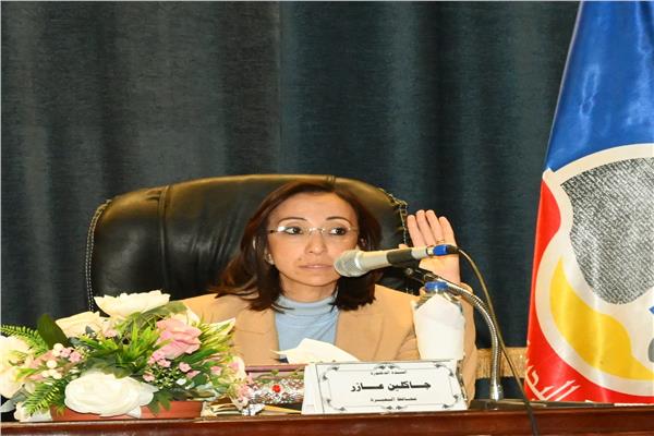 الدكتورة جاكلين عازر محافظ البحيرة